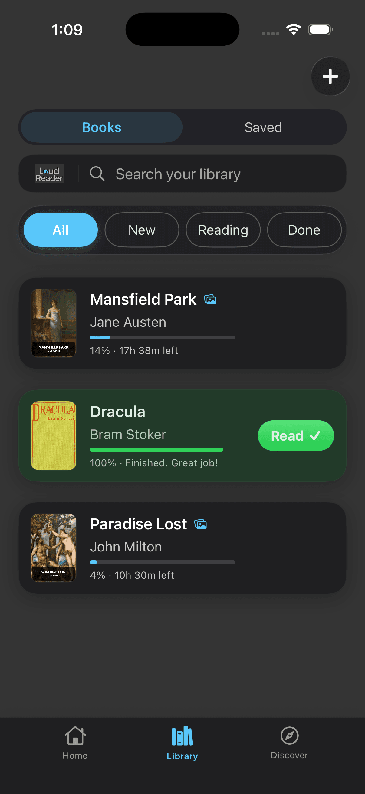 Dark library