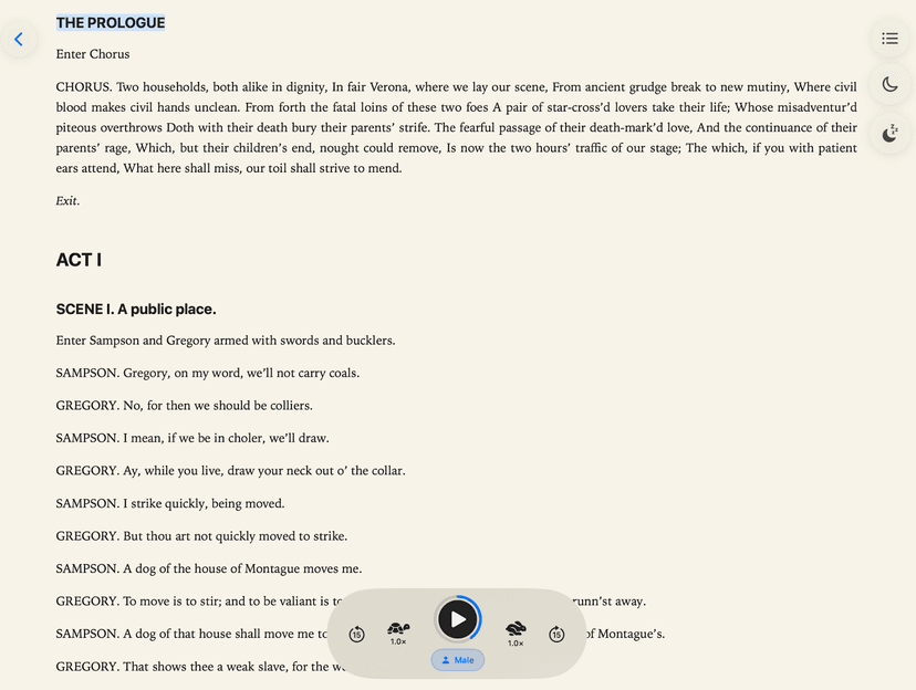 Read and listen without a hassle